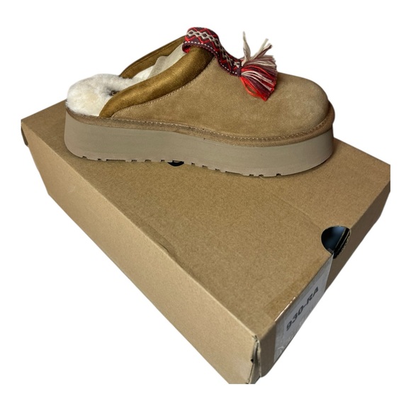 UGG Women's TAZZLE Slipper, Chestnut Size 6 - Picture 6 of 11